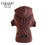 CABLE KNIT SWEATER WITH HAT - BROWN ( VERY WARM )