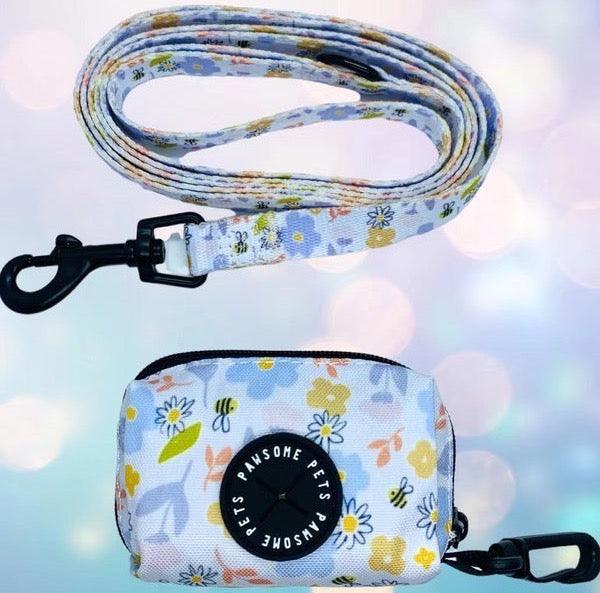 Leash and wet bag holder set - matching (2 PIECES)