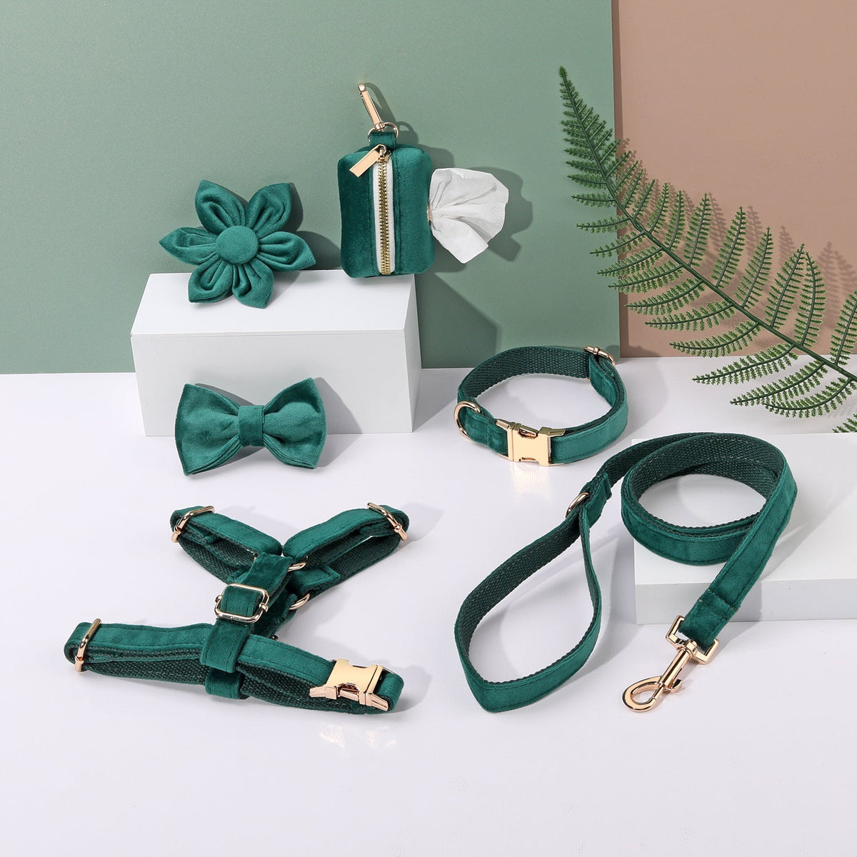 STEP IN Dog Walking BUNDLE - DARK GREEN (6 pieces)