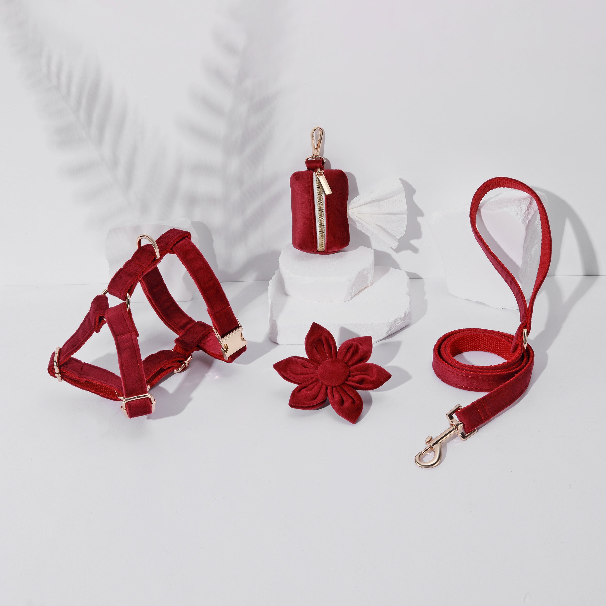 STEP IN Dog Walking BUNDLE - BURGUNDY(4 pieces)