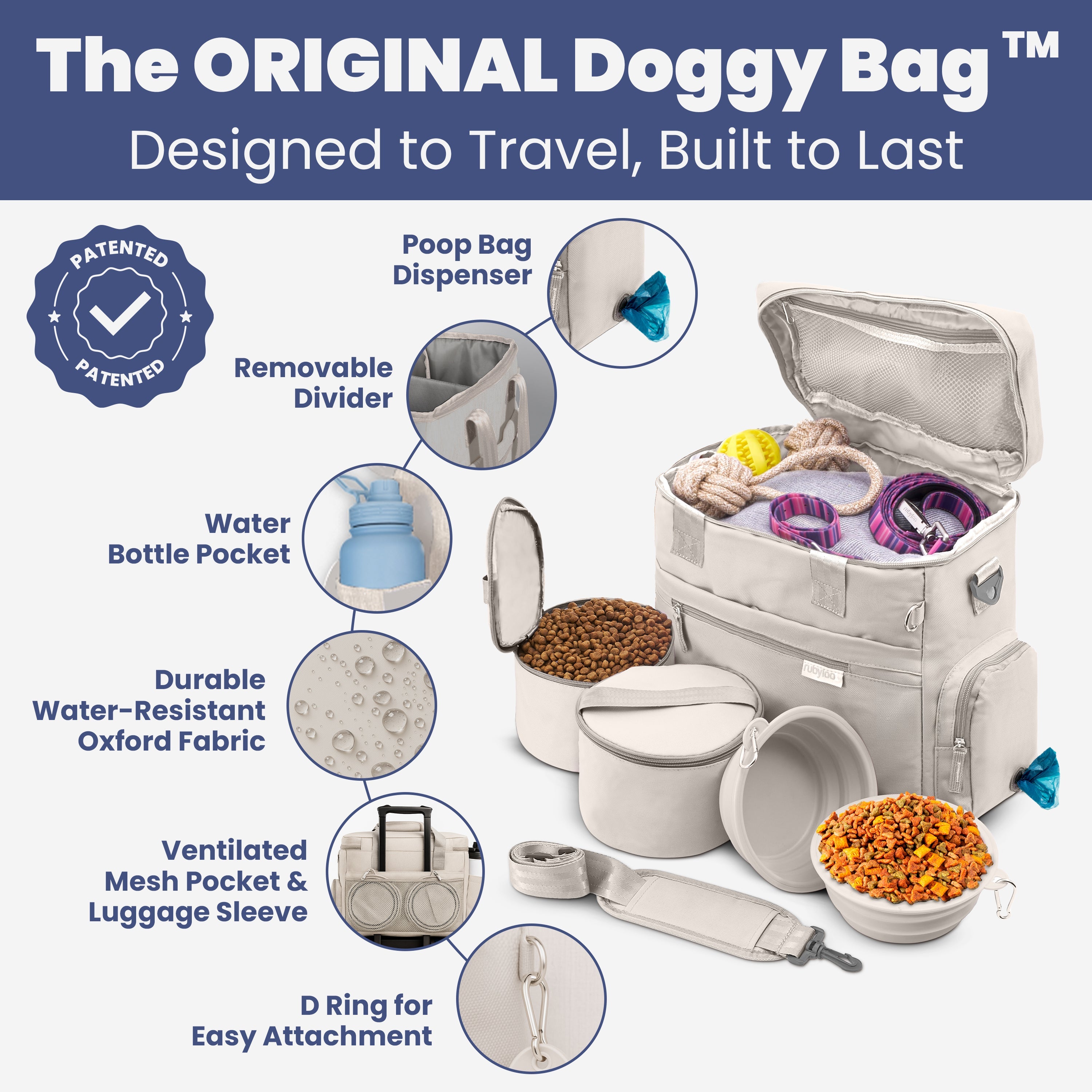 The Original Doggy Bag™ – Dog Travel Bag