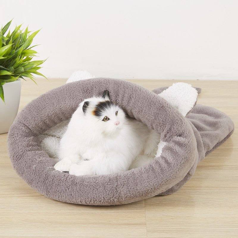 Dog and Cat Bed with Bunny Ears