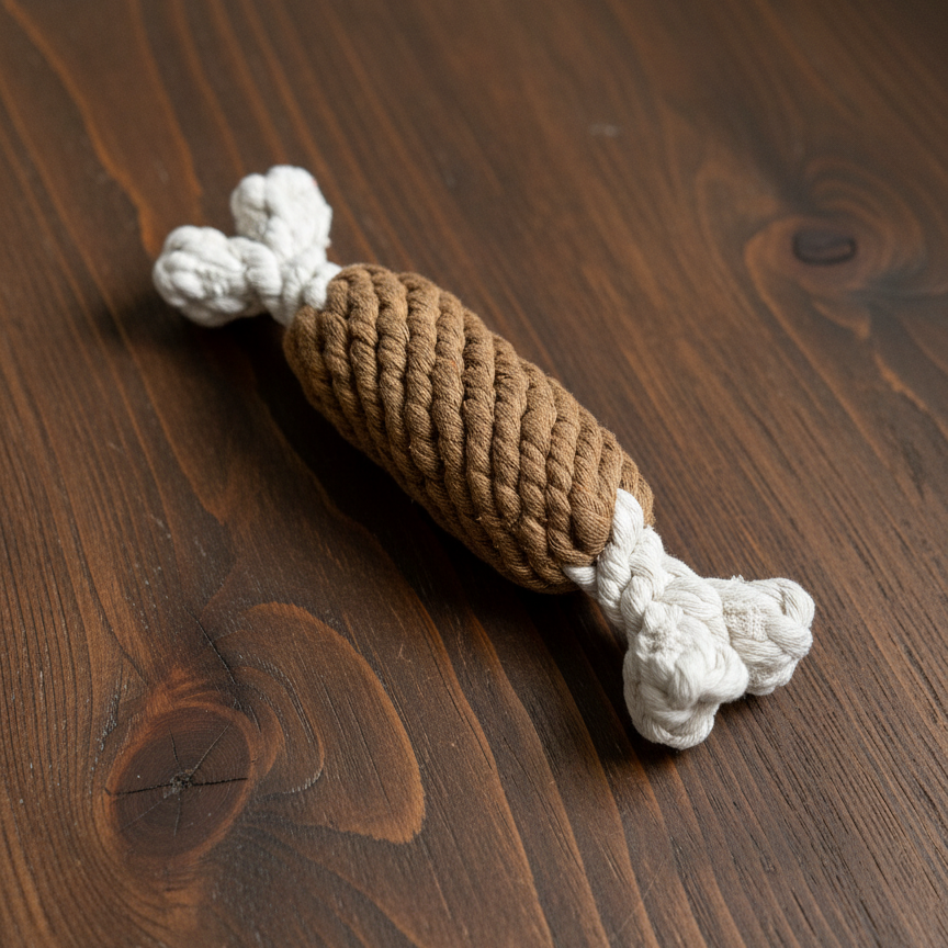 Smoked Ham Dog Toy ｜Handcrafted