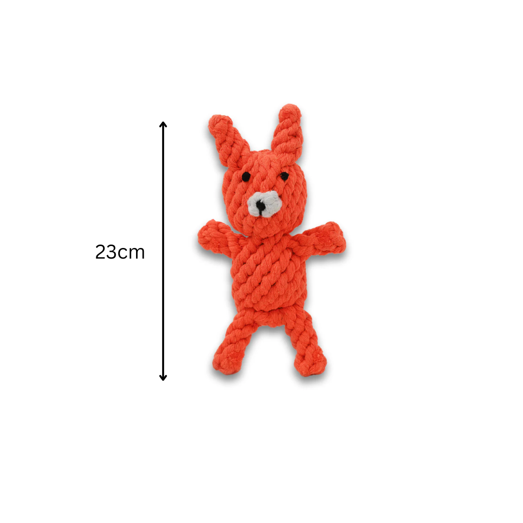 Handcrafted Rope Chew Toy for Dogs - Eco-Fox