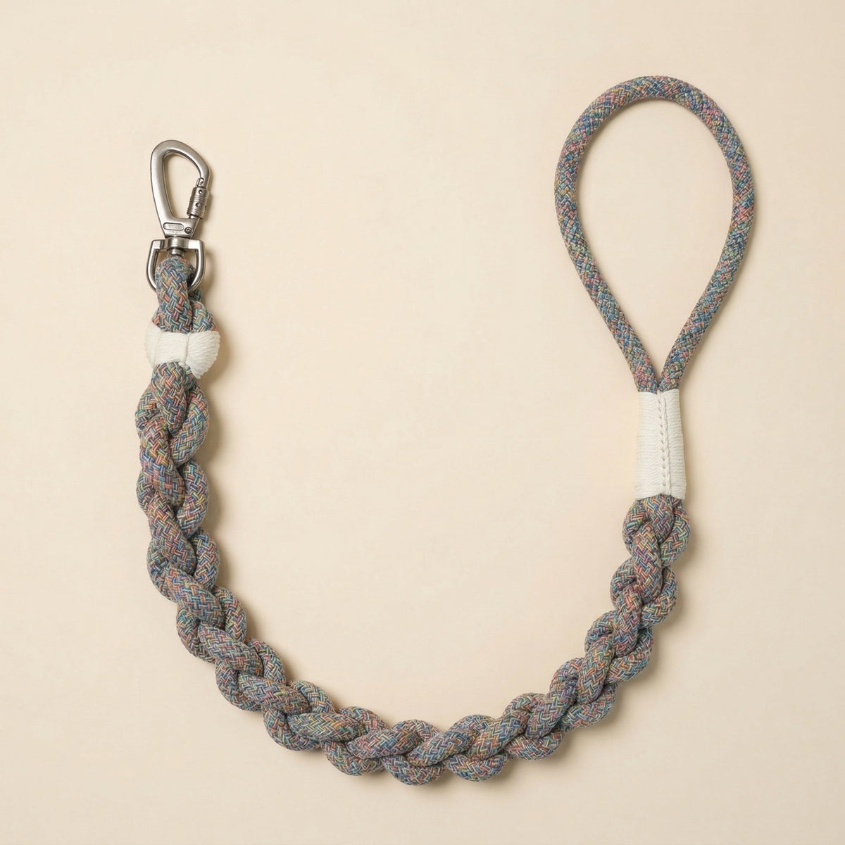 Handcrafted Rainbow Rover Dog Leash