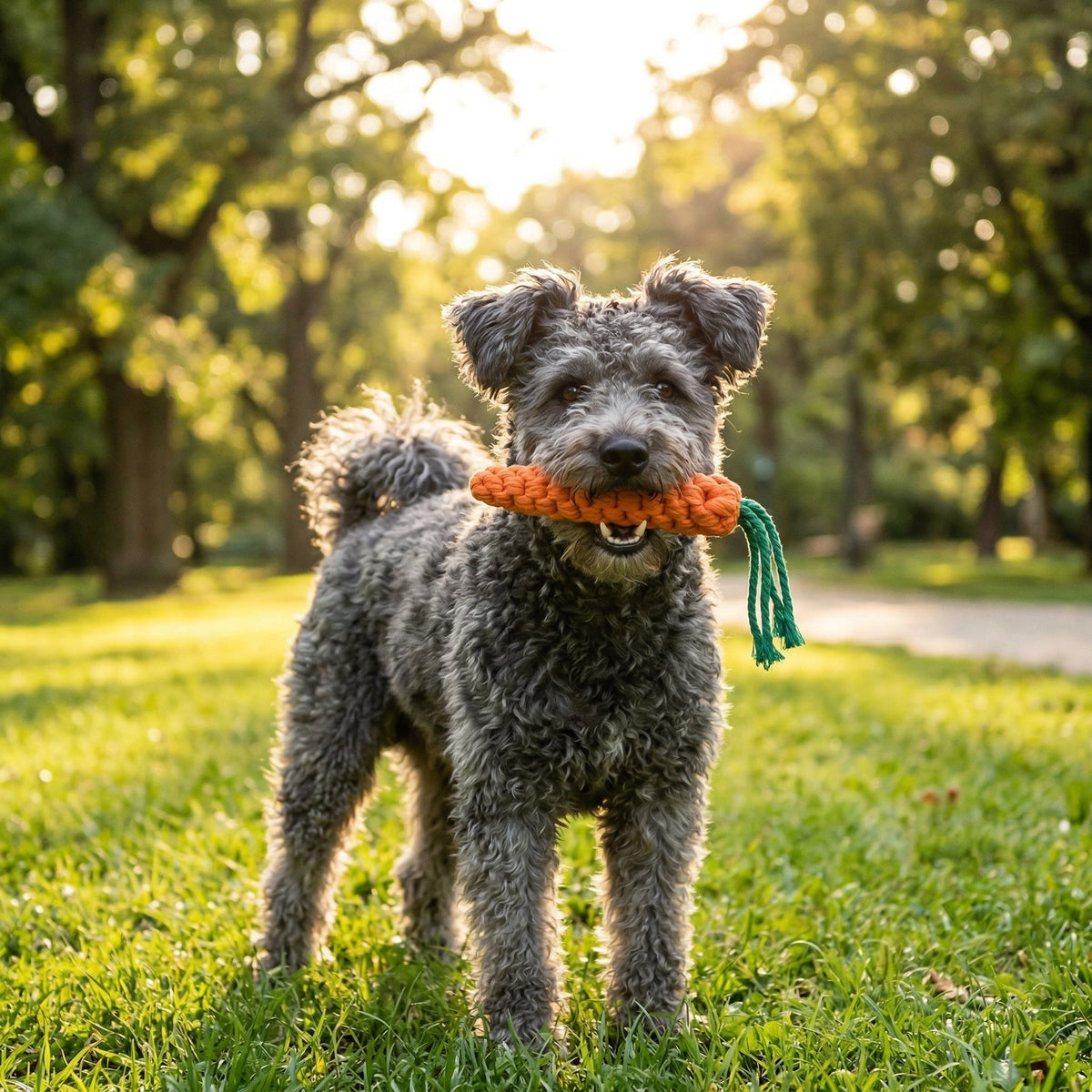 Handcrafted Carrot Rope Toys