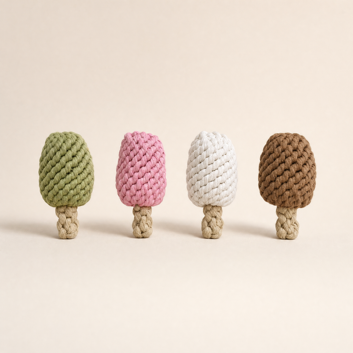 Handcrafted Popsicle Rope Toy