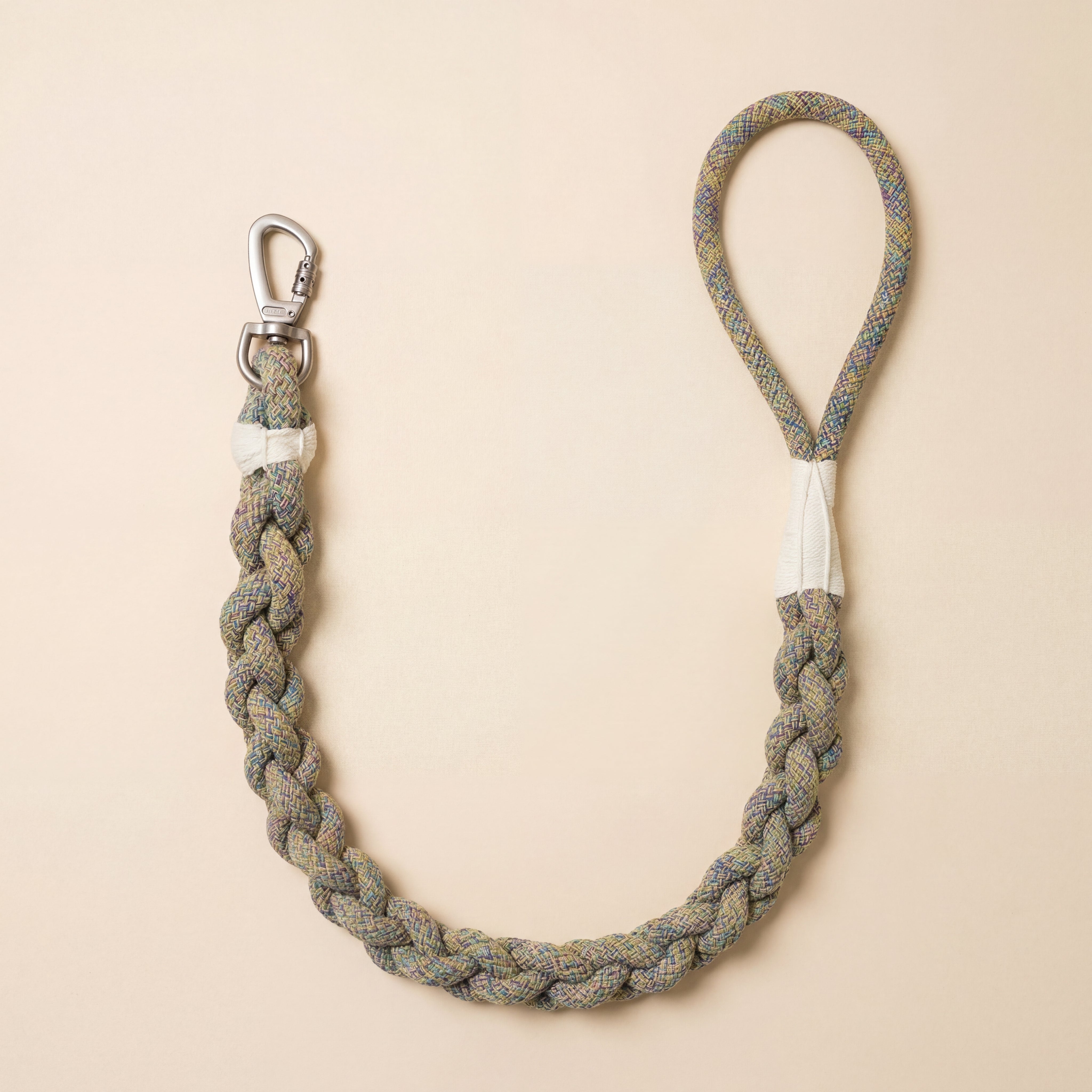 Handcrafted Olive Dog Leash