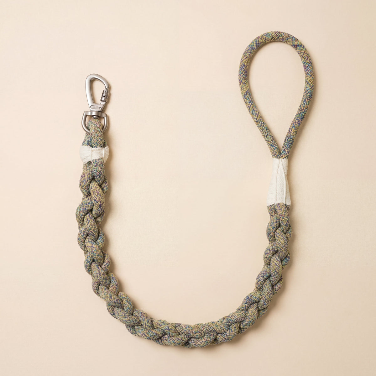Handcrafted Olive Dog Leash